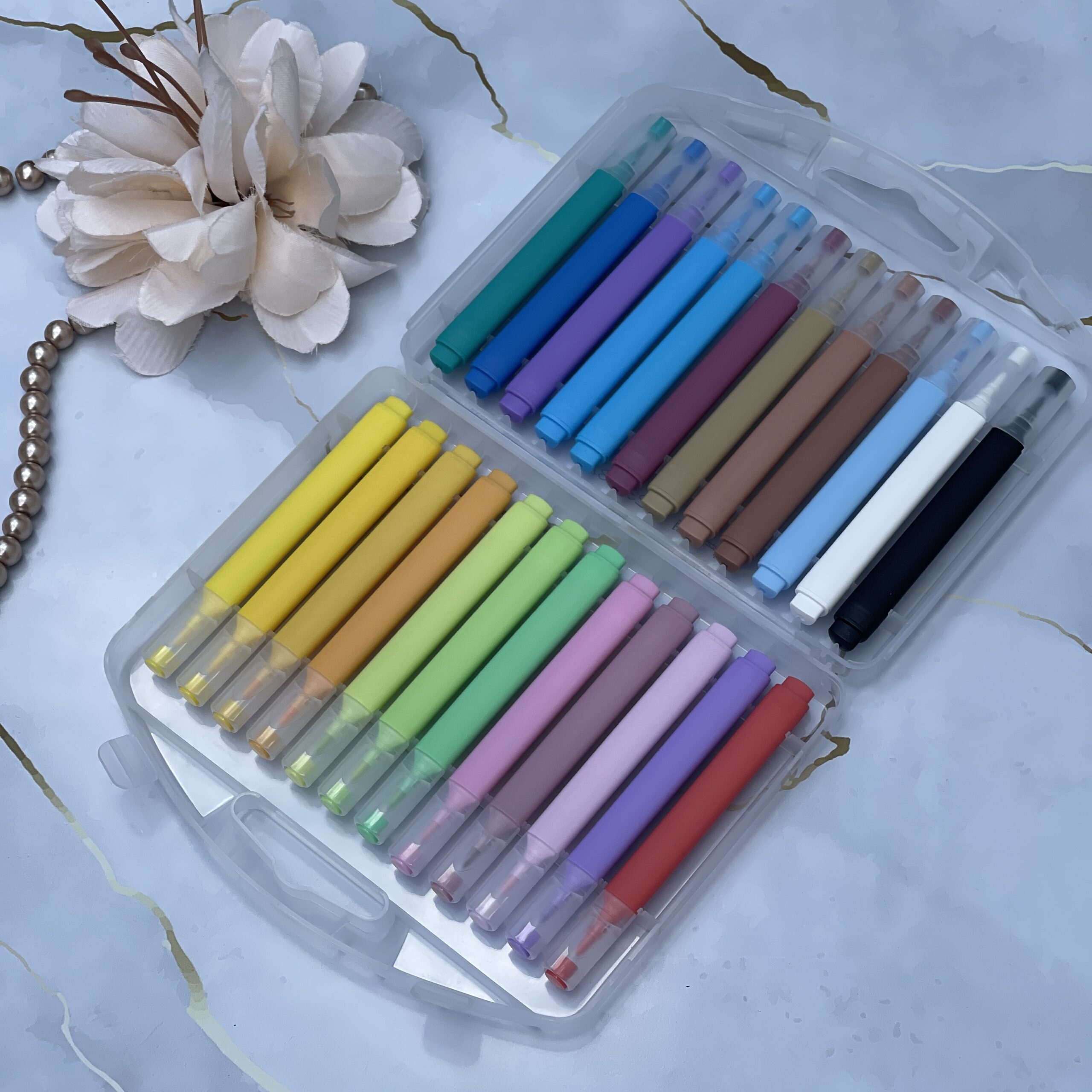 24 Piece Acrylic Marker Set