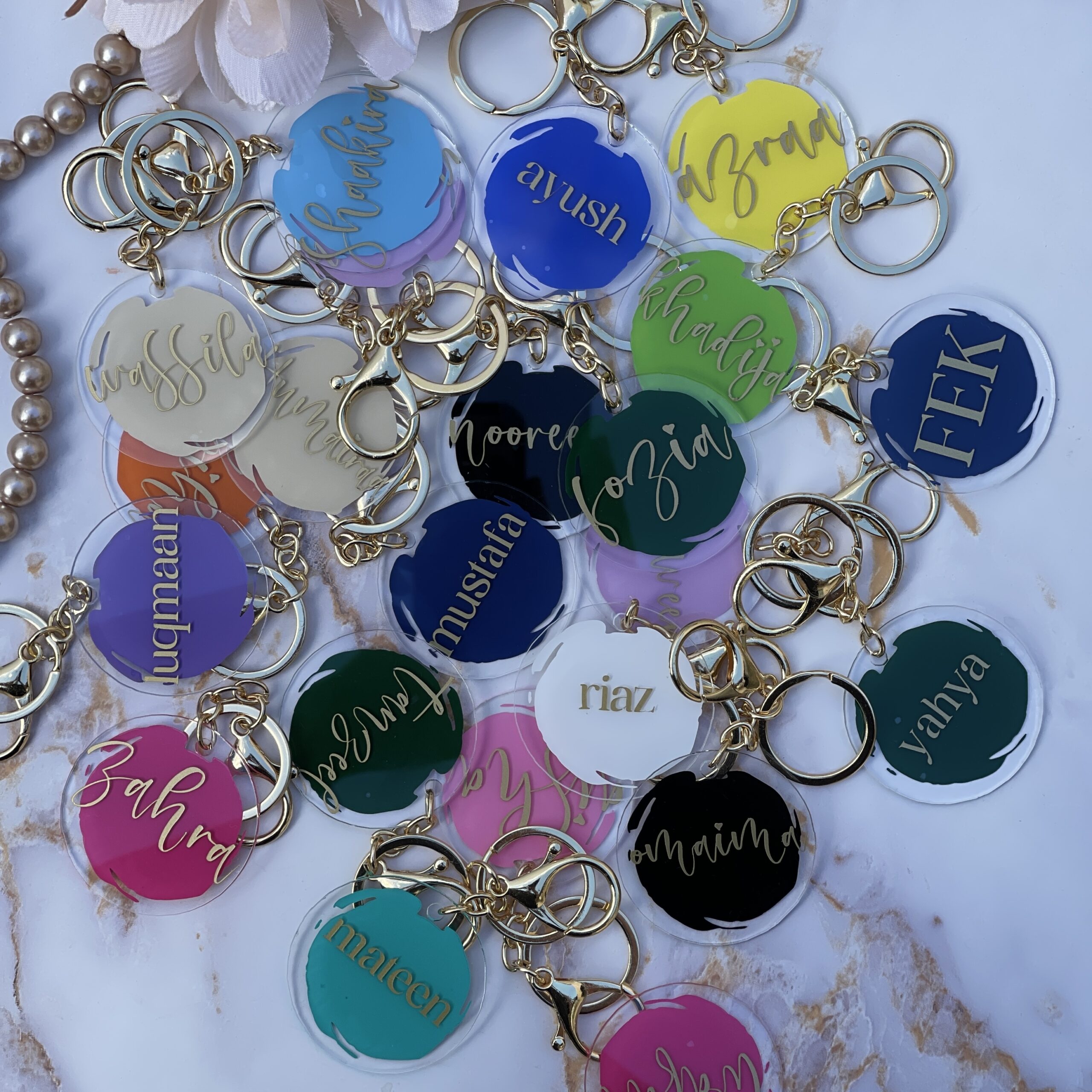 Round Keychains