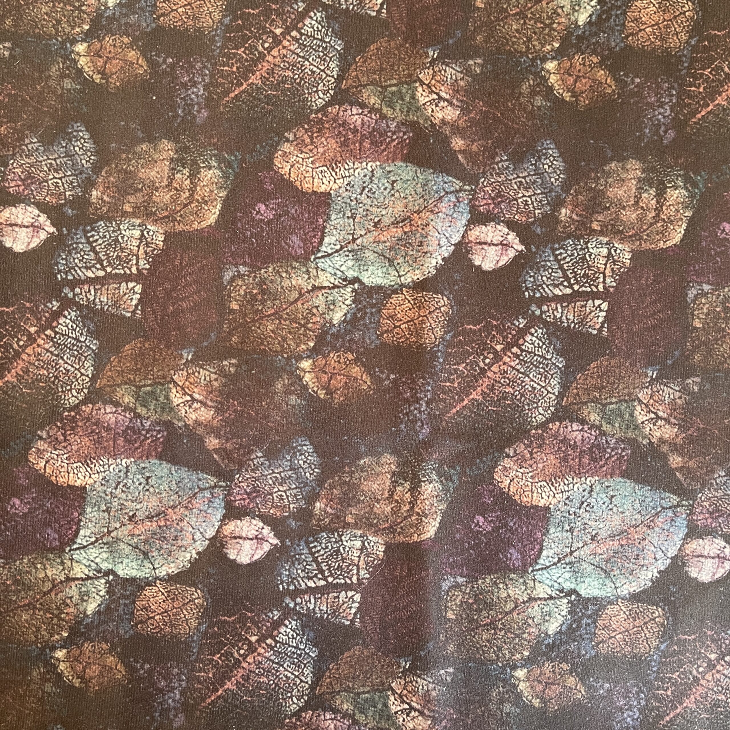 Quran Cover - Purple Leaf Print - Image 2