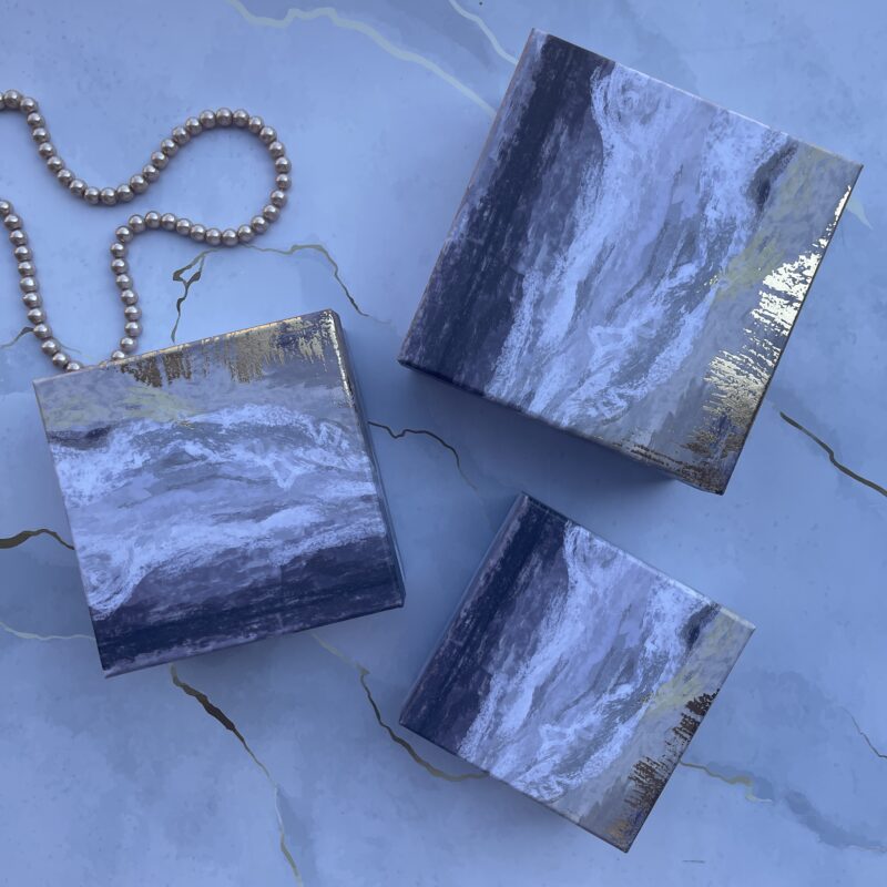 Grey Wave Gift Box - Small