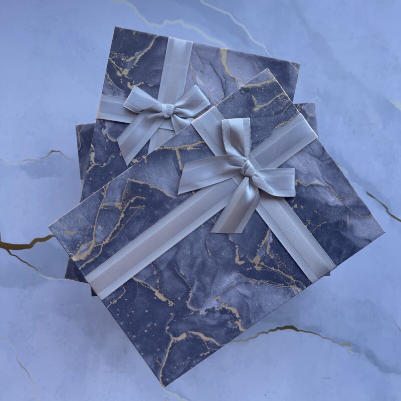 Grey Marble Gift Box - Medium