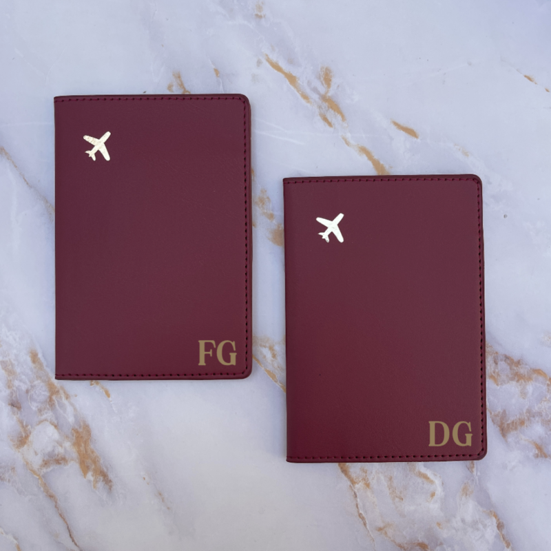 Passport Cover - Maroon