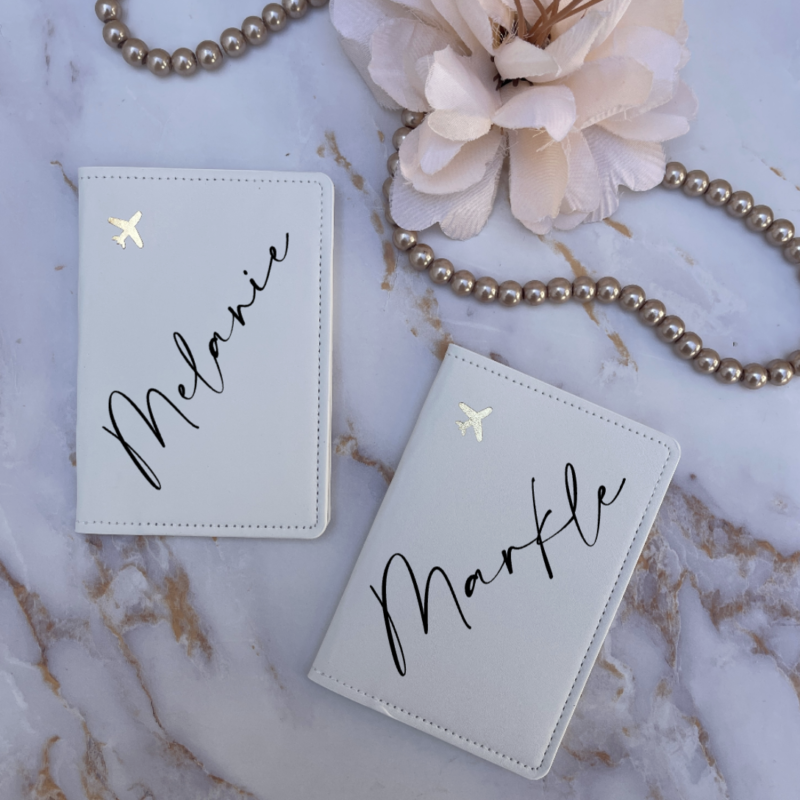 Passport Cover - Cream White