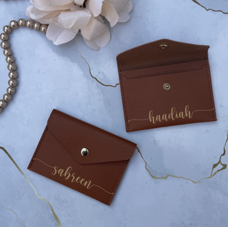 Mini Cardholder - Tan