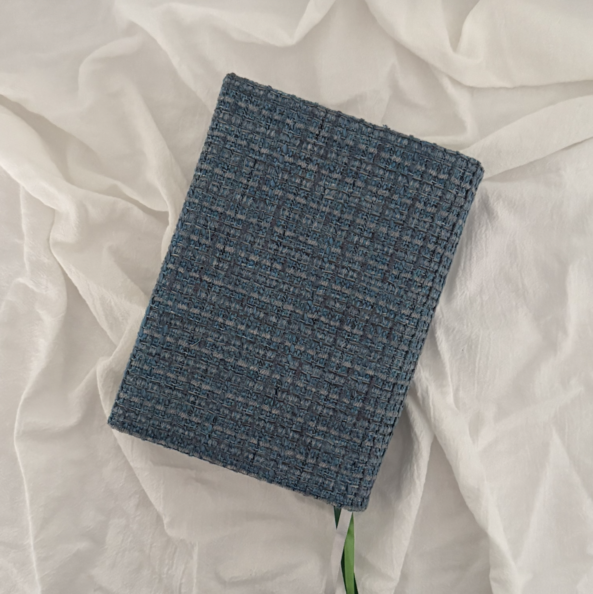 BLUE TWEED QURAN COVER
